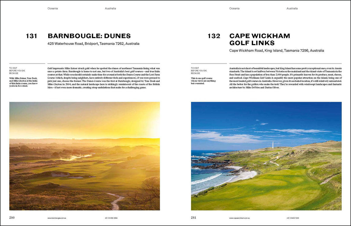 LANNOO golf courses collection layout highlighting diverse landscapes