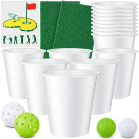 LaRandom backyard golf buckets provide durable setup for quick play.
