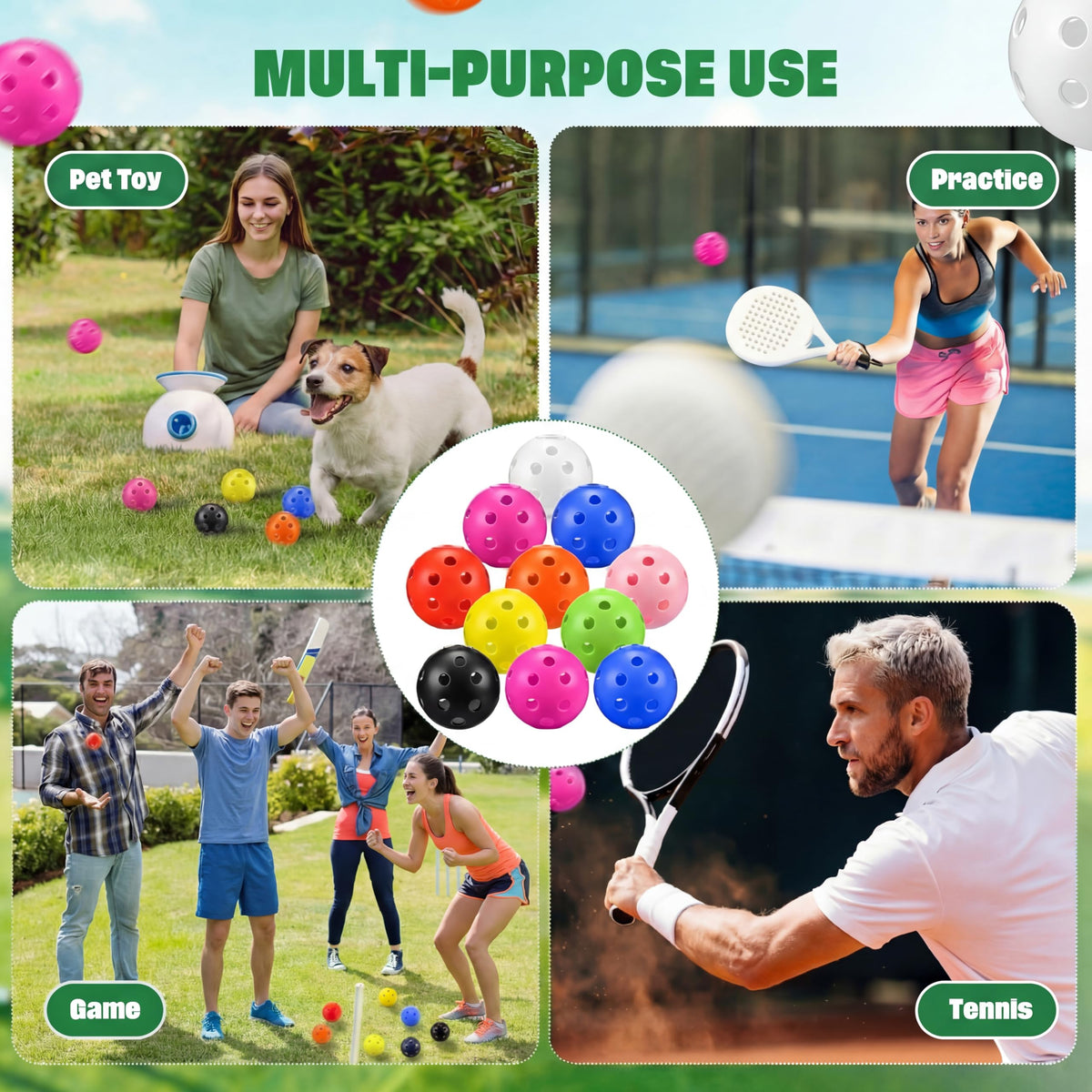 LaRandom portable practice set suitable for indoor and outdoor drills.