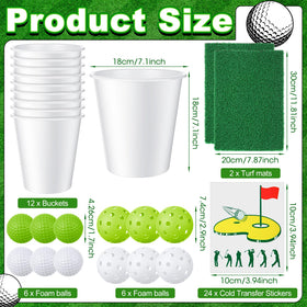 LaRandom foam golf balls are ultra-soft and safe for indoor use.