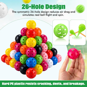 LaRandom true-flight 26-hole design reduces drag for better accuracy.
