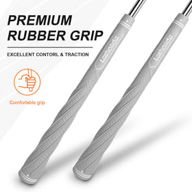 Lashonda golf grips in black pack deliver steady grip in varied conditions.