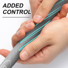 Lashonda grip texture cross-line pattern supports consistent hand placement.