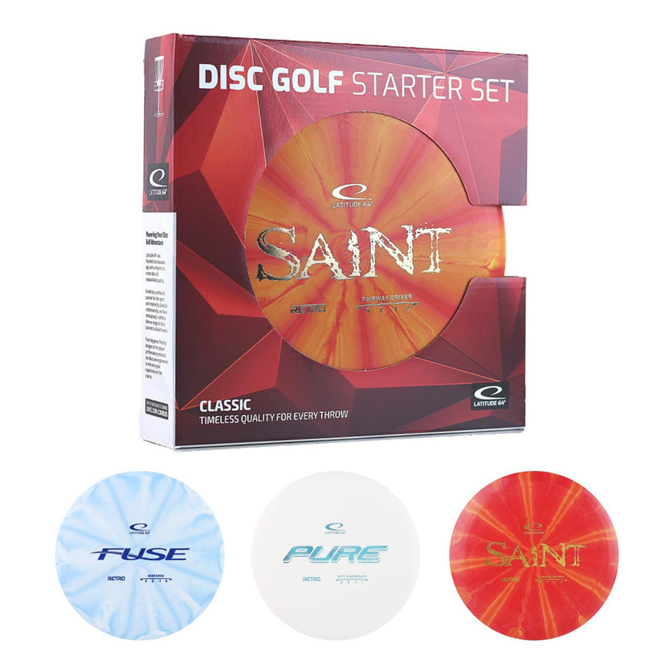 Latitude 64 Classic Saint fairway driver in Retro plastic for reliable accuracy.