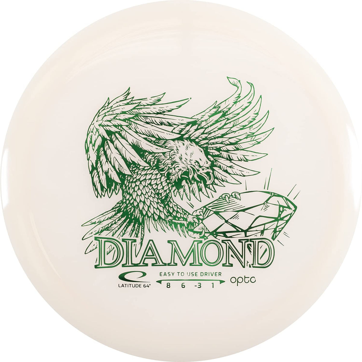 Latitude 64 Opto Diamond fairway disc shows beginner-friendly glide and straight flight.