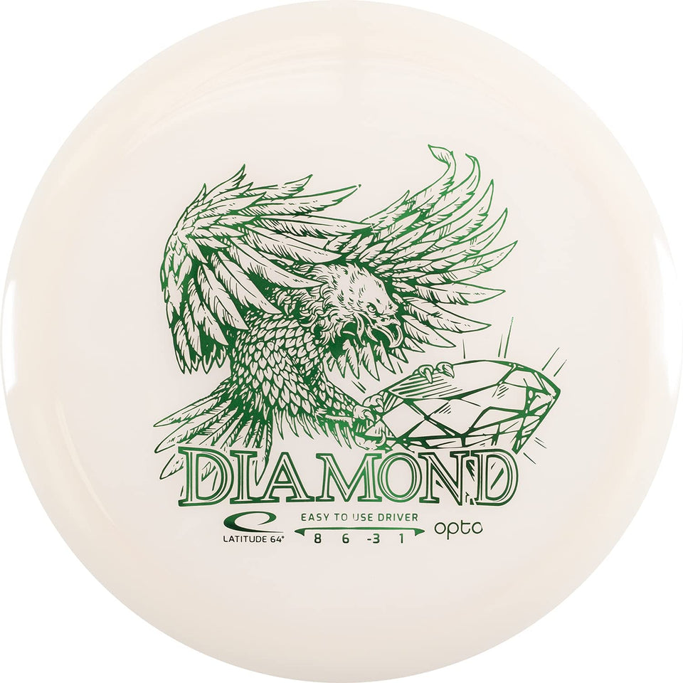 Latitude 64 Opto Diamond fairway disc shows beginner-friendly glide and straight flight.