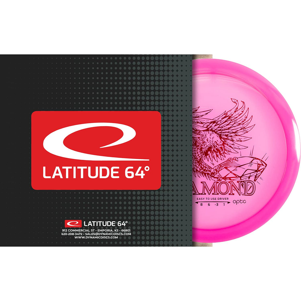 Latitude 64 Opto Diamond in durable Opto plastic resists wear during practice.