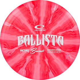 Latitude 64 Retro Burst Ballista disc, overstable distance driver for power.