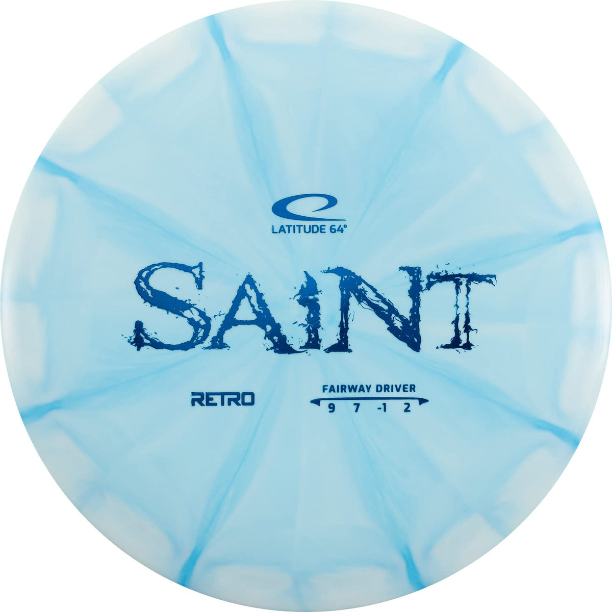 Close-up grip texture of Retro Burst plastic improving control in damp conditions.