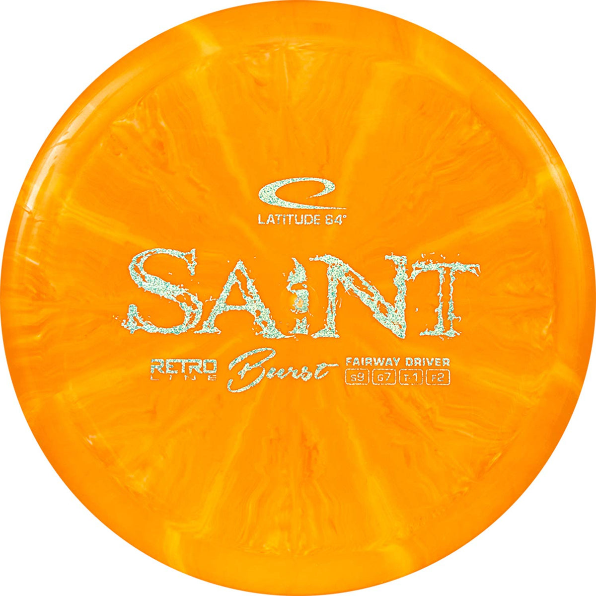 Latitude 64 Retro Burst Saint disc, high-speed driver with precise control.