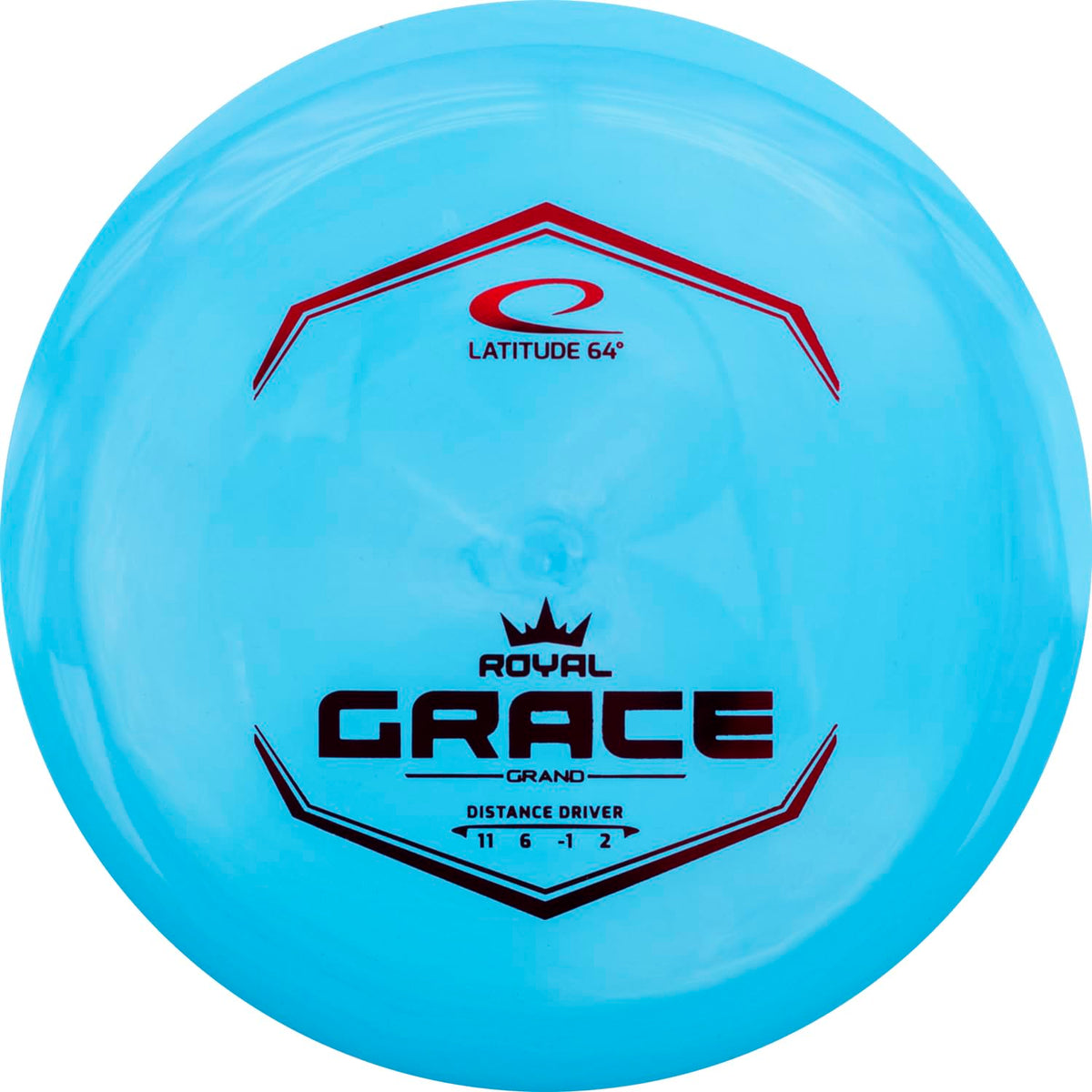 Latitude 64 Royal Grand Grace distance driver in blue for smooth, controllable distance off the tee