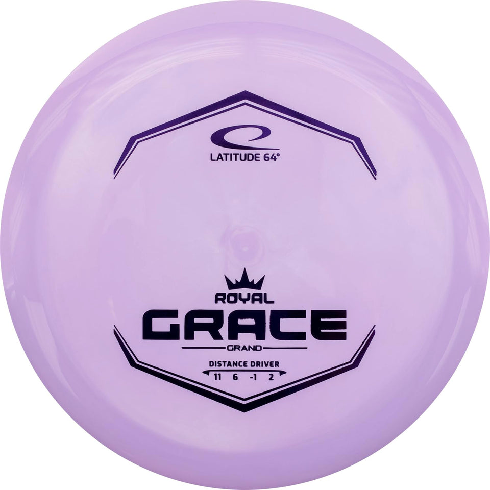 Latitude 64 Royal Grand Grace disc in flight delivering smooth distance and reliable control.