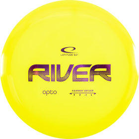 Latitude 64 Opto River in flight showing smooth glide for easy distance.