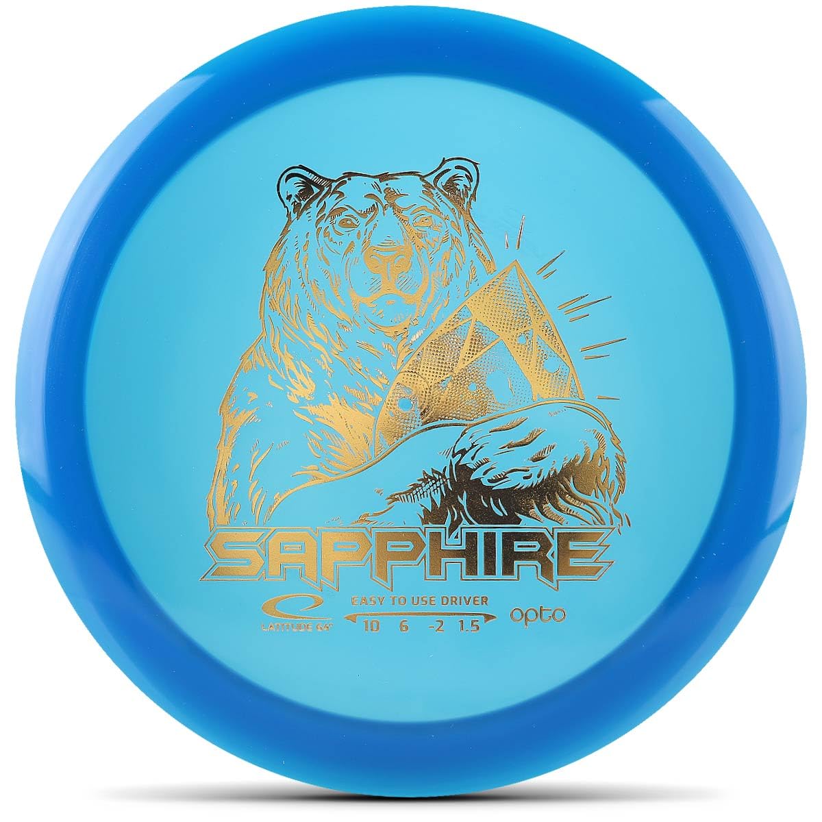 Latitude 64 Opto Sapphire understable distance driver in blue for beginner accuracy