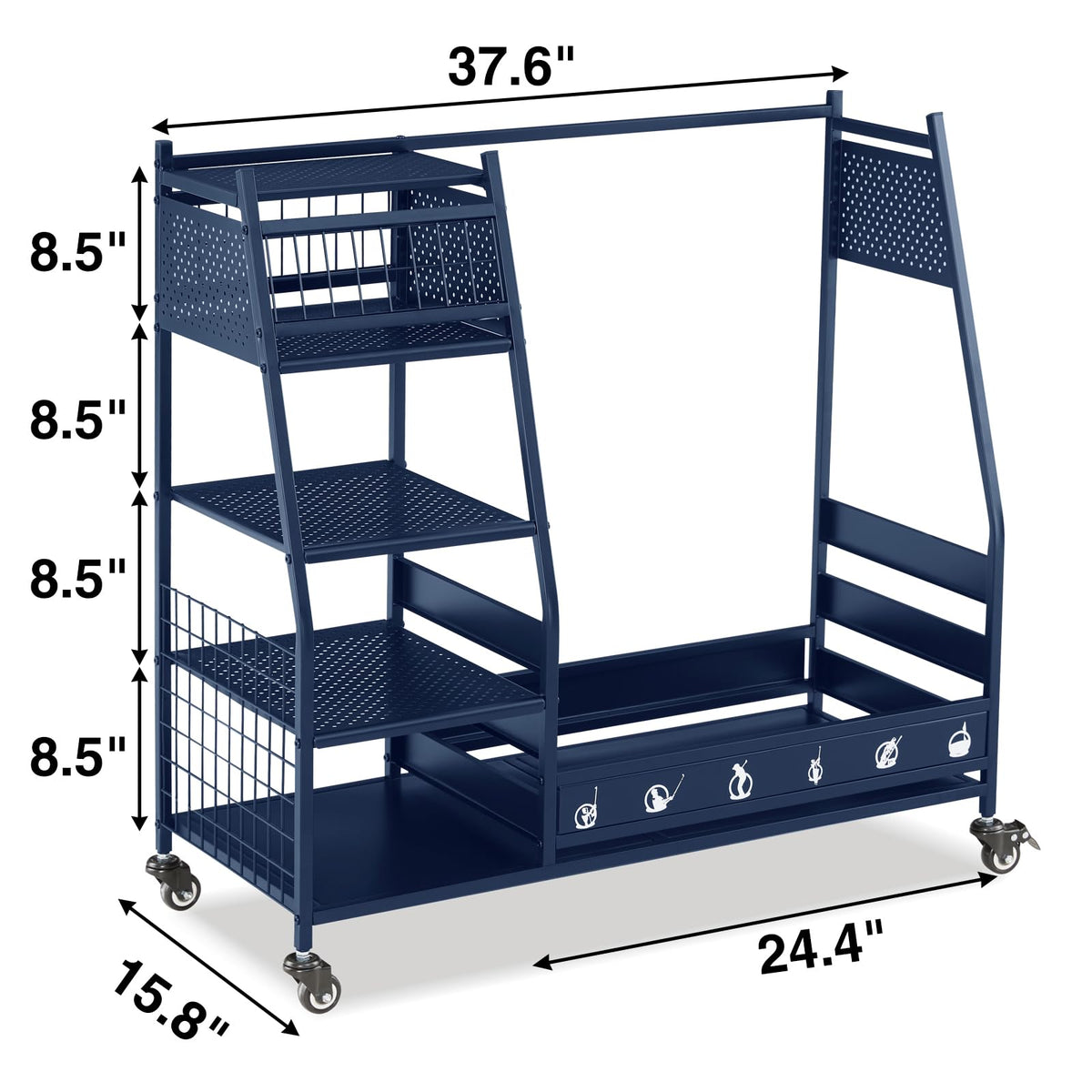 Lauren Harold golf bag organizer assembly in under 25 minutes with simple instructions.