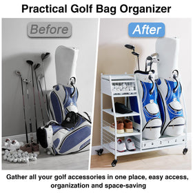 Lauren&Harold Golf Bag Organizer quick assembly with clear instructions
