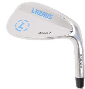 LAZRUS Golf 52-degree forged wedge close-up showing precise spin for greenside control