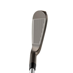LAZRUS LAZ2 iron set display in dark finish illustrates versatile design