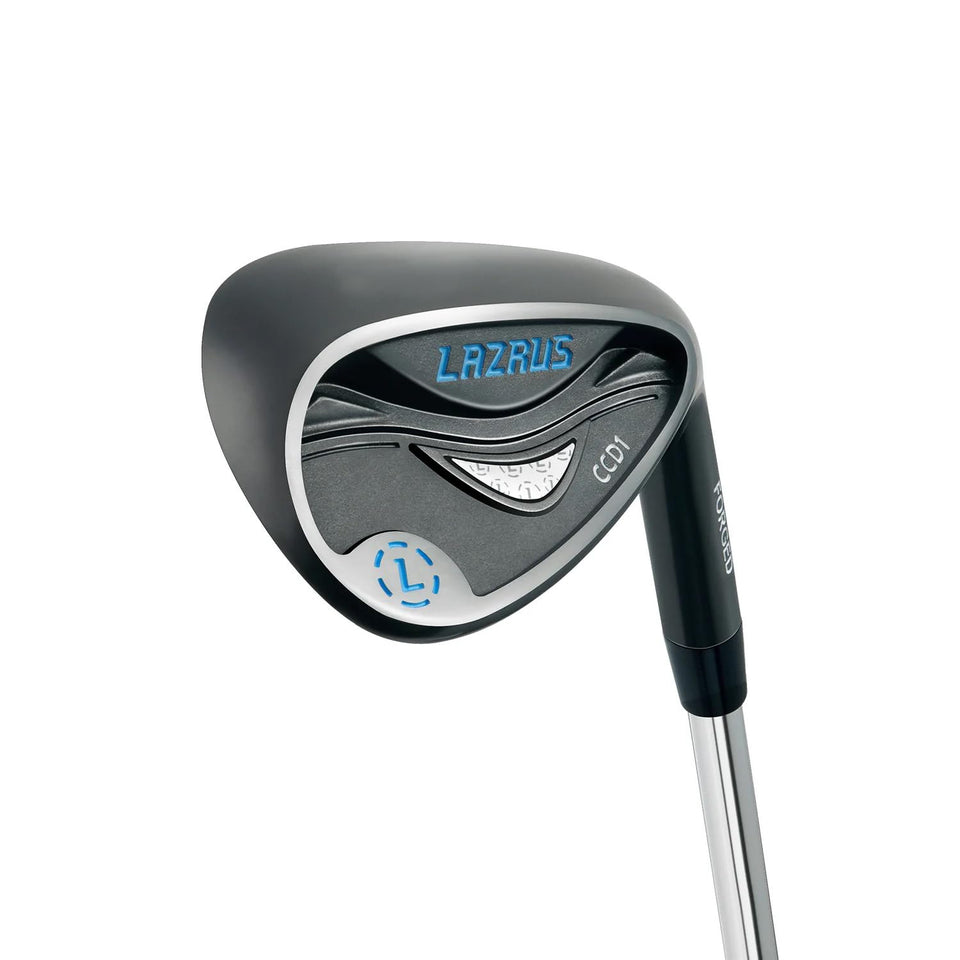 LAZRUS Golf wedge with milled full-face design for enhanced spin and precise approach shots.