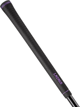 LAZRUS Golf women's irons close-up of graphite shaft and balanced grip for feel.
