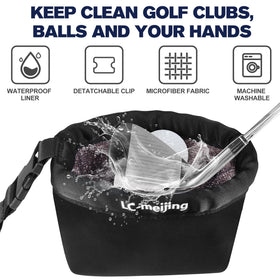 Detachable clip for LC-meijing cleaning bag enables quick on-bag cleaning