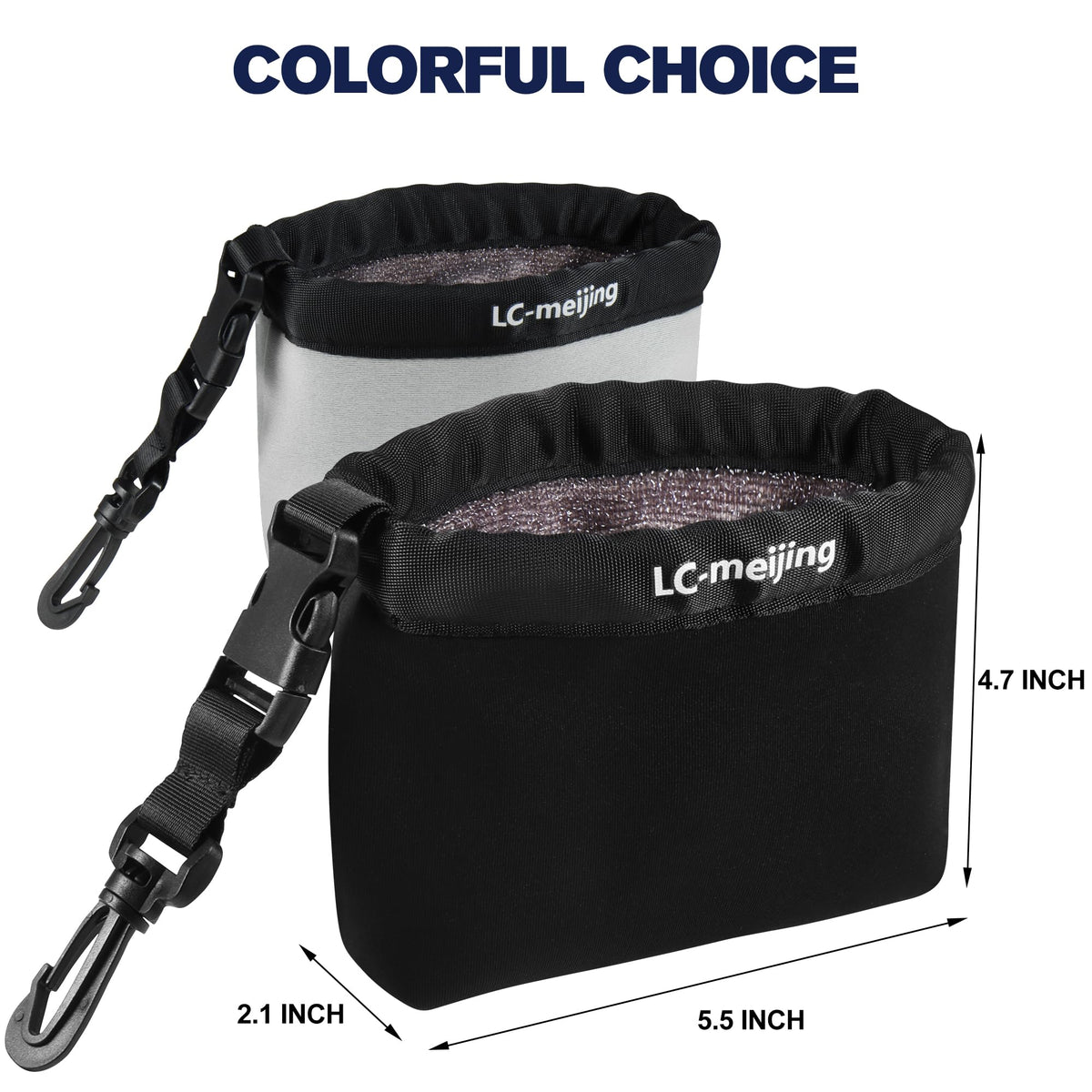 LC-meijing cleaning bag and clip neatly pair with golf setup for travel