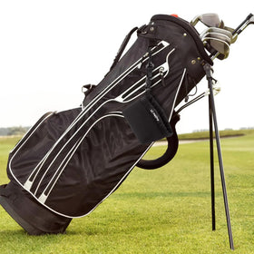 LC-meijing cleaning bag in action on the course for on-the-go cleaning