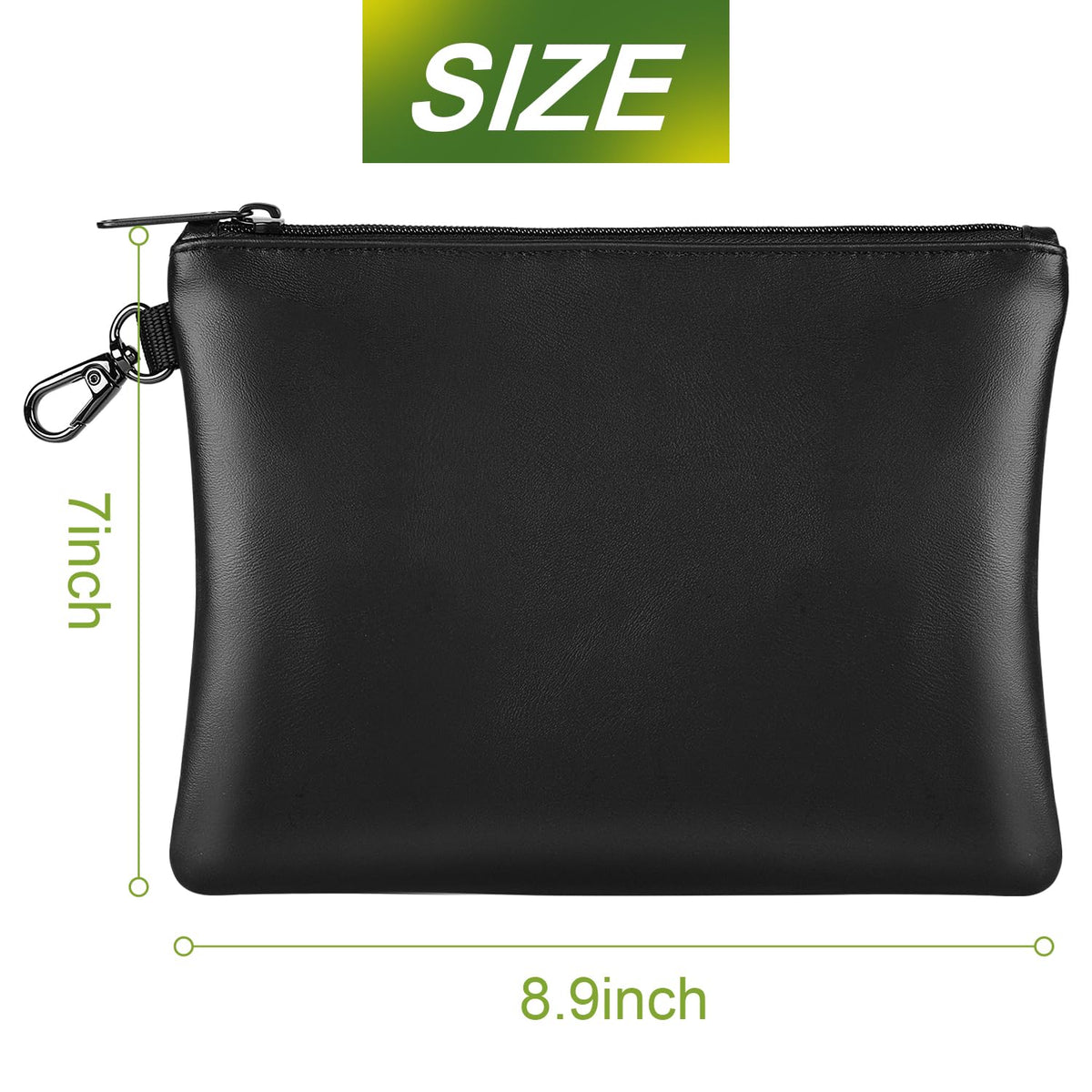 Lcjtop Golf Tee Pouch open view showing easy access to tees and small tools.