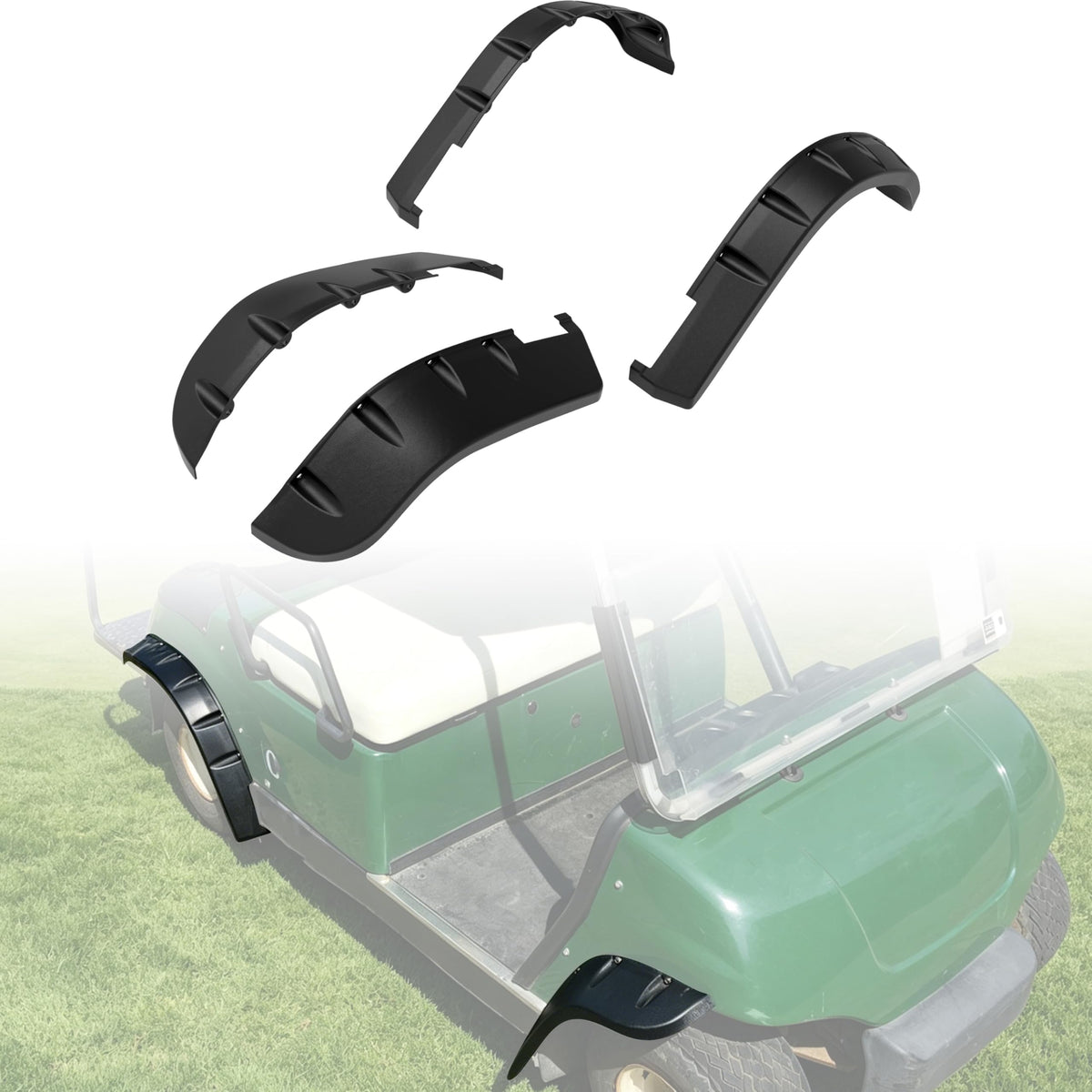 LDETXY Fender Flares for Yamaha G14-G22 front-left guard mud and spray protection.