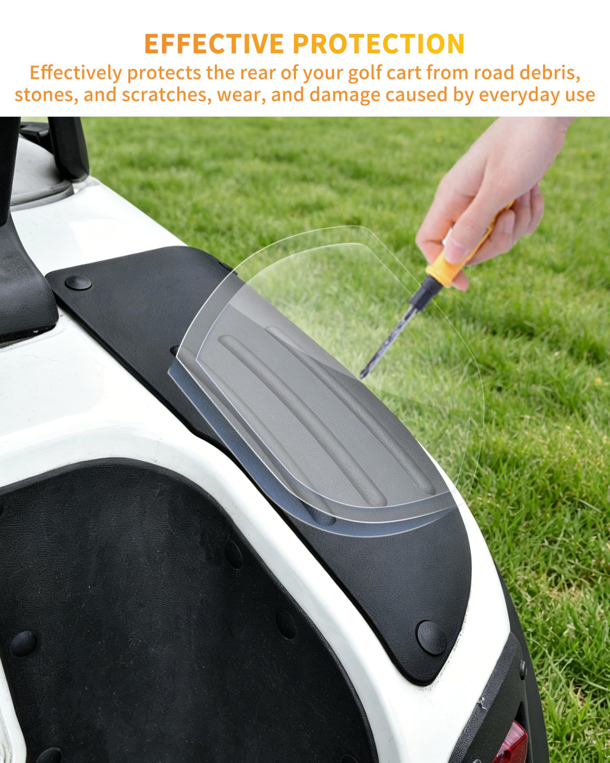 LDETXY passenger-side guard panel keeps the look neat while guarding wear