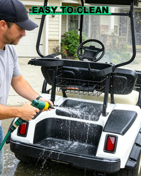 LDETXY protective panel keeps cart internals safe from kicks and knocks.