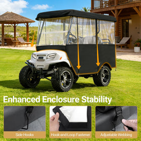 Leader Accessories deluxe enclosure with clear windows and long roof for easy visibility.