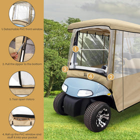 Leader Accessories durapel fabric close-up highlights durable, weather-resistant walls