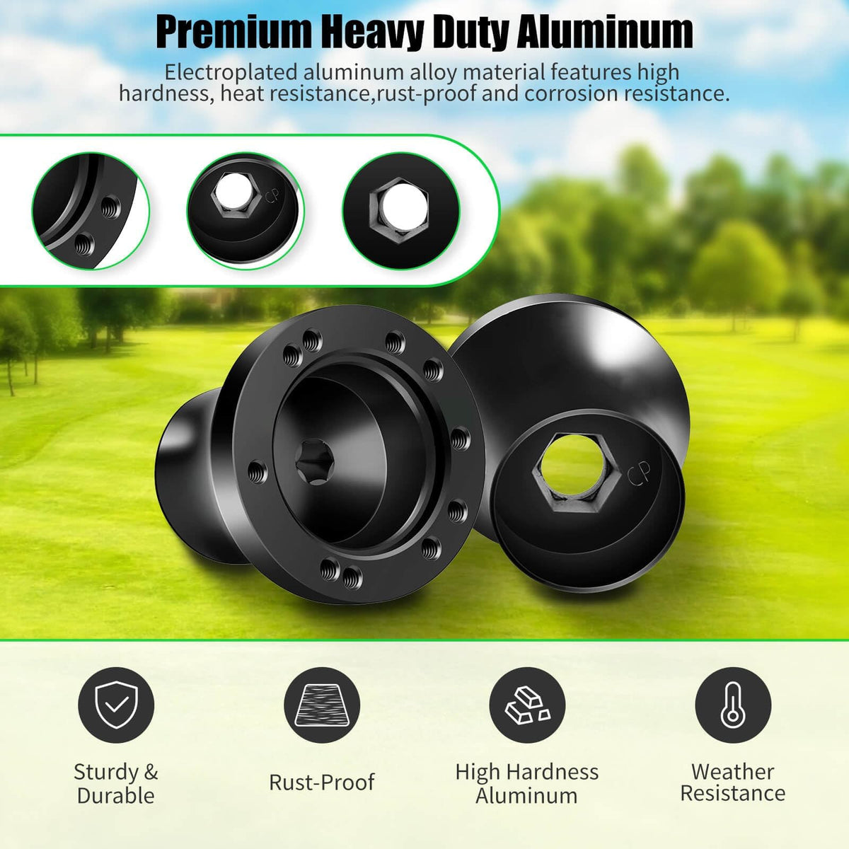 LEAPGO easy installation with manual for quick mounting on golf carts.