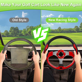 LEAPGOMAX steering wheel side grip angle demonstrates ergonomic comfort