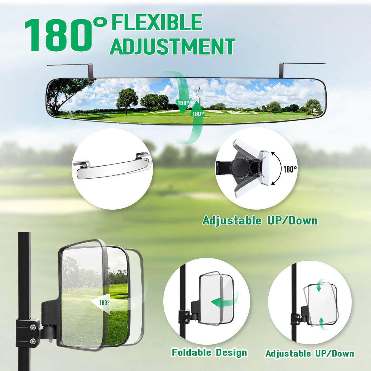 LEAPGOMAX 180-degree convex lens provides distortion-free wide view