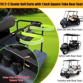 LEAPGOMAX 1-inch square-tube attachment fits most 2+2 golf carts