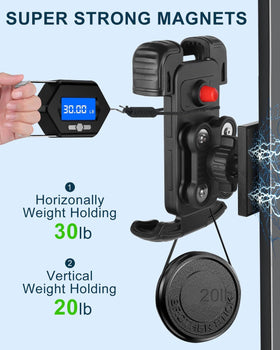 LEAPGOMAX 360-degree rotation for easy GPS and calls