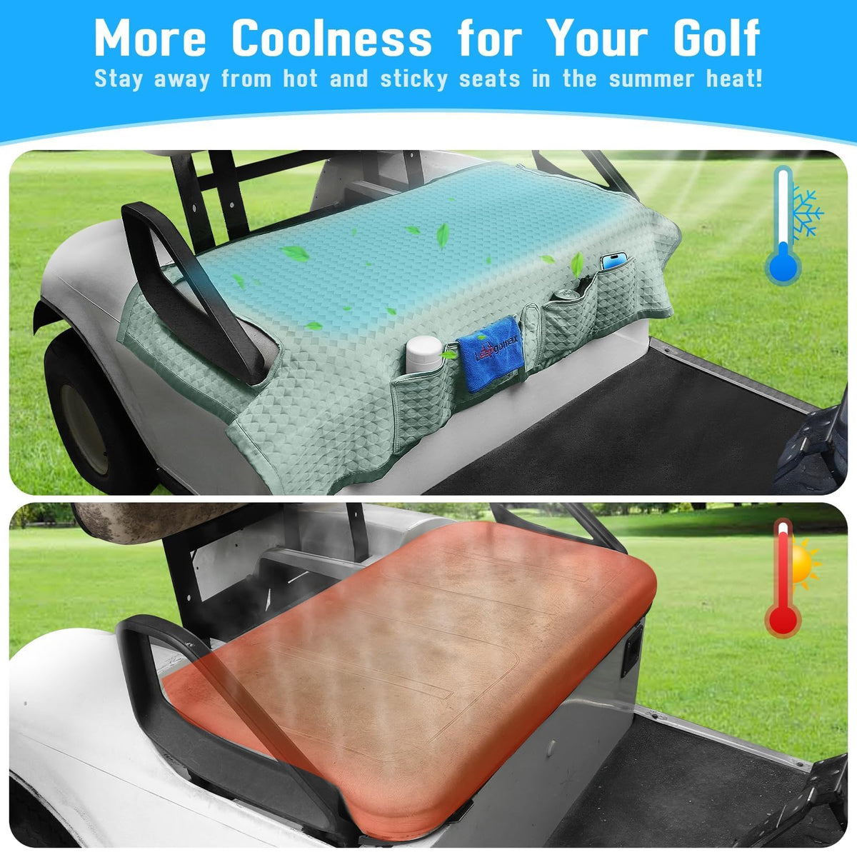 LEAPGOMAX 3D diamond pattern provides subtle cushion and support