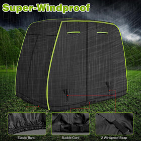 Four air vents keep interior breathable and prevent moisture buildup.