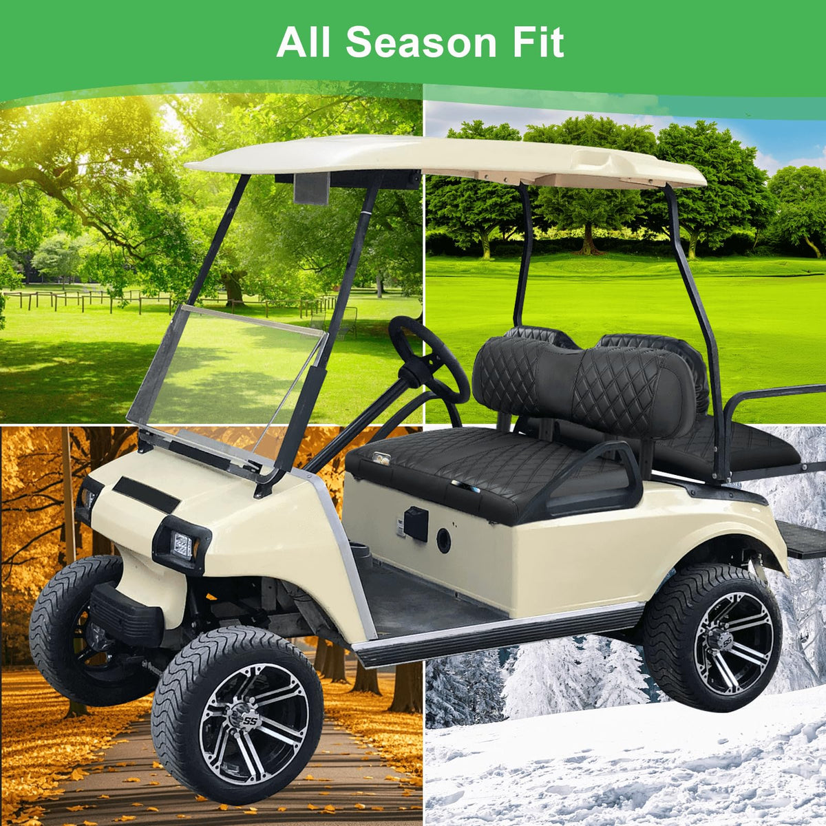 LEAPGOMAX all-season protection for year-round golf use