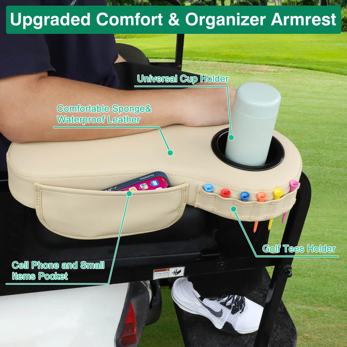 LEAPGOMAX triangle-frame close-up demonstrates sturdy rear-seat support