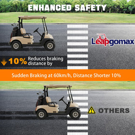 LEAPGOMAX brake backing plate cover protects components during heavy braking