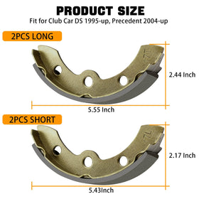 LEAPGOMAX brake shoes kit contents for two drums