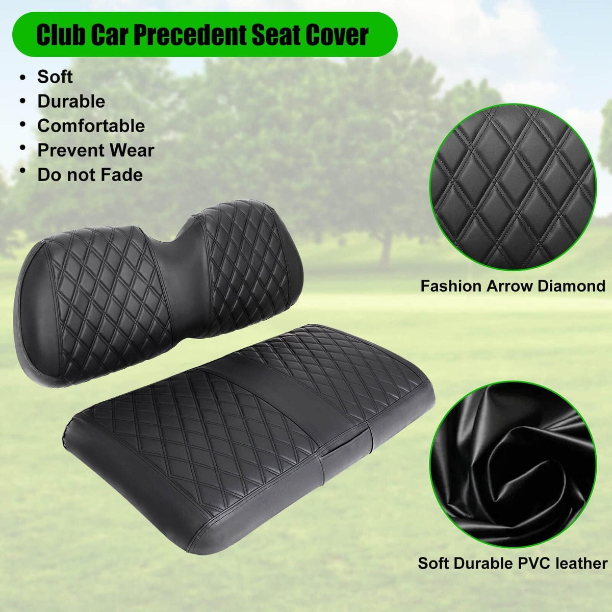 Breathable foam padding in LEAPGOMAX seat cover enhances comfort