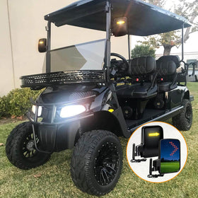 LEAPGOMAX compatible golf cart mirrors for broad cart models.