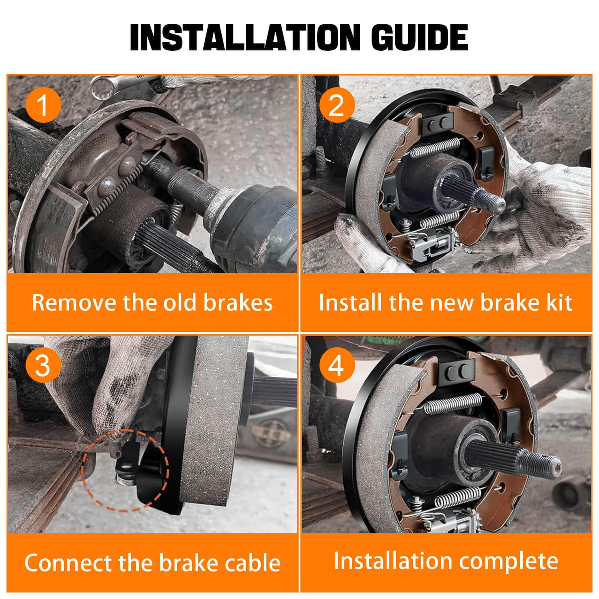 LEAPGOMAX brake adjuster kit supports precise brake settings