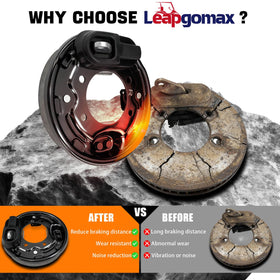 LEAPGOMAX backing plate cover protects brake hardware and longevity