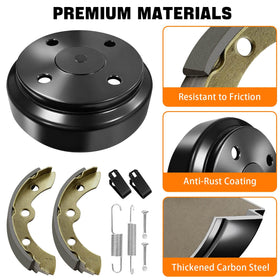 LEAPGOMAX brake shoe hold-down pins stabilize assembly