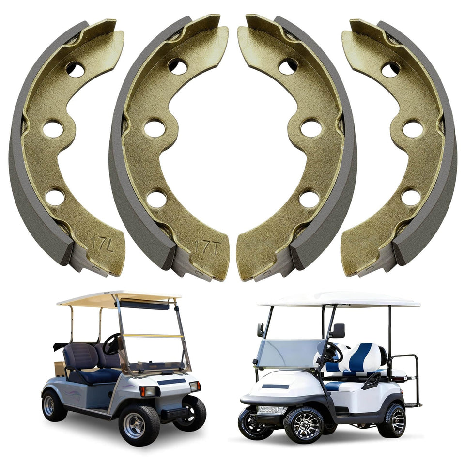 LEAPGOMAX Club Car DS brake shoes short view for smoother braking potential